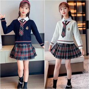 [삐삐네옷가게]삐삐네옷가게 여아 주니어 루시퍼 스쿨룩 스커트셋