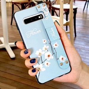 플라워 스탠딩 스트랩 갤럭시 노트20 노트9 S20 S10 5G 폰케이스