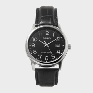 CASIO 카시오 MTP-V002L-1B 남성시계 심플 가죽 손목시계