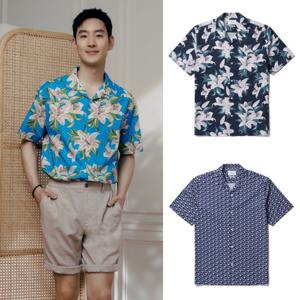 [올젠]올젠 하와이인 플라워 프린트 셔츠 ZOD2WC1343