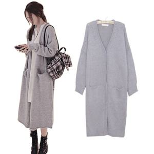 [옷자락]여자 롱가디건 점퍼 스웨터 카디건 여성 재킷 가을