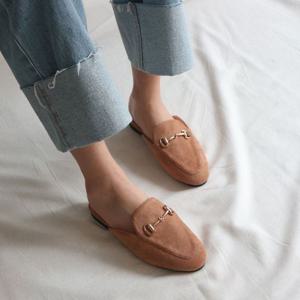 사무실뮬 260 265 사이즈 여성뮬 로우힐 블로퍼 뮬구두 뮬신발