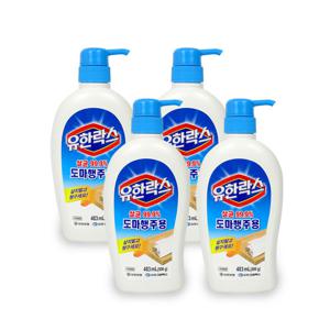 유한락스 도마행주용 500g-4개 살균소독제 곰팡이균 세척제 세정