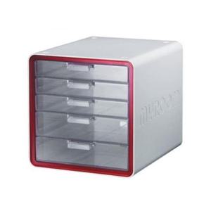 SYSMAX 마이룸서류함 5단(258x345x295mm 적색)