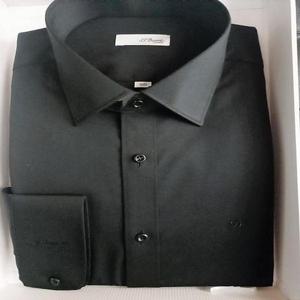 [듀퐁셔츠]SE5SM21LS362SBK_스트레치 소재를 사용한기본 슬림핏