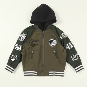 [지프키즈]와펜 배색 항공점퍼  KQ1JPU223.