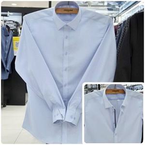 [레노마셔츠]슬림핏/폴리 스판/긴소매 와이셔츠 RPSSL1505 BU_US