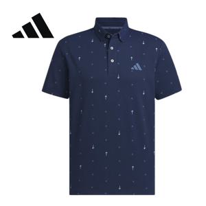 [아디다스골프] 25SS JF6300 남성 PG 모노그램 반팔 폴로 티셔츠
