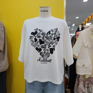 르피타 DP01 하트나염진주링티셔츠 L252UTS607