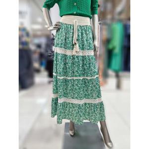 제시뉴욕 세이브존04 레이스밴딩 주름 롱스커트 ME65SP3050SP