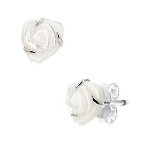 판도라 귀걸이 화이트 로즈 인 블룸 293209C01