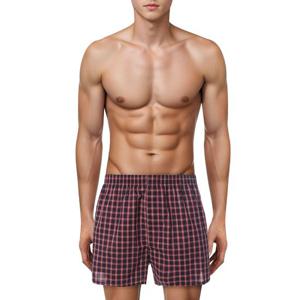 [바바라(언더웨어)]아사면 사각체크 남성트렁크AMT4412T