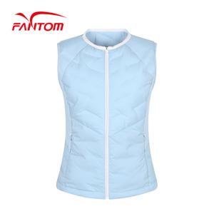 [팬텀] 여성 라운드 구스 다운 점퍼 베스트