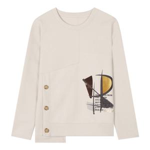 [베스띠벨리]아트웍버튼장식티셔츠 BJIBI2831_DG