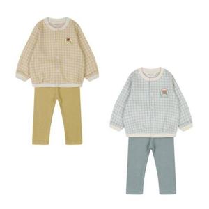 해피랜드 HC09 남아 유아크럼블 원마일 가디건 상하복 HZ521101