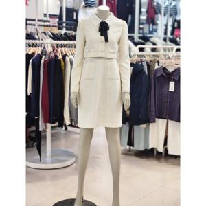 SOUP 세이브존07 리본 트위드 자켓 원피스 OB2OPQ2-1