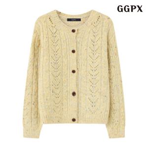 [지지피엑스]펀칭 꽈배기 버튼업 니트 가디건 (GPDCK008D)