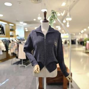 [멜로디가든]M25WBC104_투웨이지퍼 비즈라인 가디건