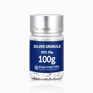 [한국금다이아몬드] 실버 그래뉼 100g 999.9 포나인 은투자 은바 은테크 은시세