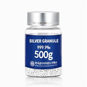 [한국금다이아몬드] 실버 그래뉼 500g 999.9 포나인 은투자 은바 은테크 은시세