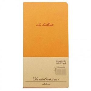 오렌지 양장노트 근영사 아이디얼 40절 3in1 학생노트 대학노트 아이디얼노트 사무용노트