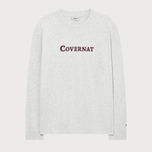 [커버낫]커버낫 센터 로고 롱슬리브 헤더 그레이 CO2601LT01HG
