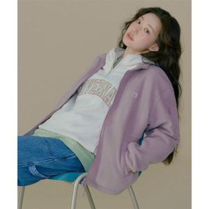 커버낫 COVERNAT [최윤지 ]웜온 아치로고 플리스 후디 Ivory CO2503HD11IV 345643