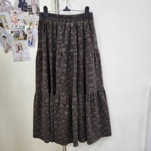 [무자크]플라워 밴딩 롱스커트(MO9WSK07)_YS