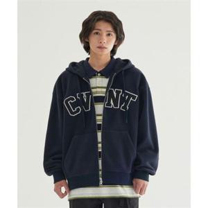 커버낫 COVERNAT 웜온 CVNT 플리스 후드집업 Dark Navy CO2504JK13DN 344922