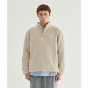 커버낫 COVERNAT 웜온 플리스 하프집업 맨투맨 Beige CO2503CR16BE 343470