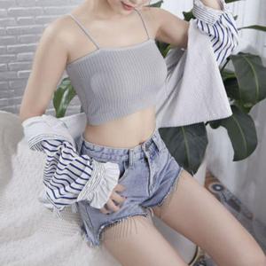 [다잇템]여자 캡내장 데일리 골지 탱크 브라탑