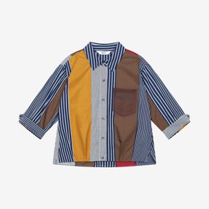 [베스띠벨리]오간자배색스트라이프셔츠 BLBAH2408