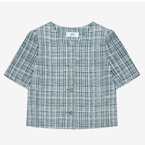 [베스띠벨리]라운드트위드자켓  BKJAE2148GRP_YS