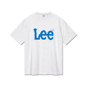 M 리반팔티 CQK LE2502ST01LG 빅 트위치 로고 티셔츠 라이트 그레이