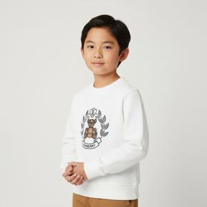 버버리 칠드런 버버리 8069197 A1464 토마스 베어 프린트 주니어 맨투맨