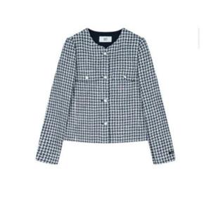 [베스띠벨리]하운드투스 트위드 자켓 BKJAC2111