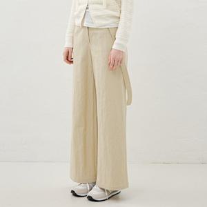 [올리브데올리브] 코튼혼방 세미와이드 팬츠 OE6SL2050