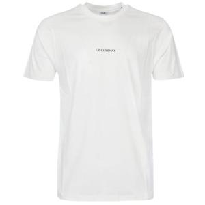 CP컴퍼니 스몰로고 반팔티 화이트 14CMTS048A