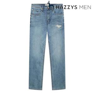 [헤지스남성] (HZPA5B254N2) [SLIM] 중청 워싱 스트레치 데미지 데님