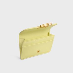 셀린느트리옹프 플랩 카드 지갑 시트러스 10I583DPV.11CU