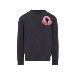 몽클레어 지니어스 로고 맨투맨 네이비 남성 8G00018 8098U 778