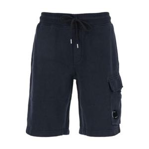 CP컴퍼니 코튼 Diagonal 플리스 로고 반바지 다이애그널 18CMSB101A 110044G 888