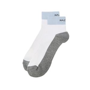 헤지스 골프 26SS 그레이 남성 칼라블록 중목 양말 HUSS6E104G1