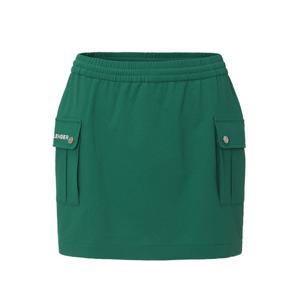 챌린저 여성 시어서커 볼륨 포켓 H라인 밴딩 큐롯 그린 CHE2WSK5663GN