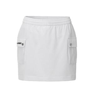 챌린저 여성 시어서커 볼륨 포켓 H라인 밴딩 큐롯 화이트 CHE2WSK5663WH