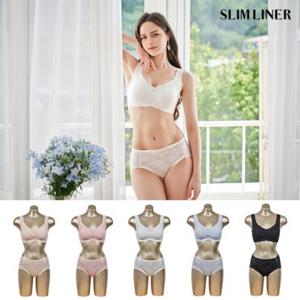 [신영와코루] 슬림라이너 레이스 프리컷 브라팬티 10종_M33_HOT