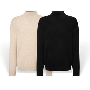 [백화점][헤지스][25FW][2컬러 택1] 남성 캐시미어 하프 터틀넥 니트 HZSW5D464