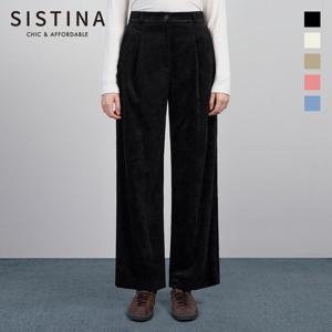[SISTINA]코듀로이 원턱 와이드 팬츠_AWWSLO41860