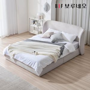 보루네오하우스 프라임 밀드 패브릭 평상형 호텔 침대 프레임 Q