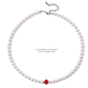 비욘드라이프 ns4088 레드볼 6mm 오스트리아 크리스탈 진주 써지